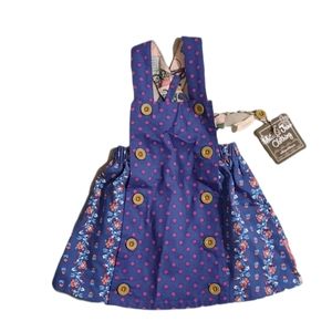 Matilda Jane infant overalls dress 6-12 months NWT